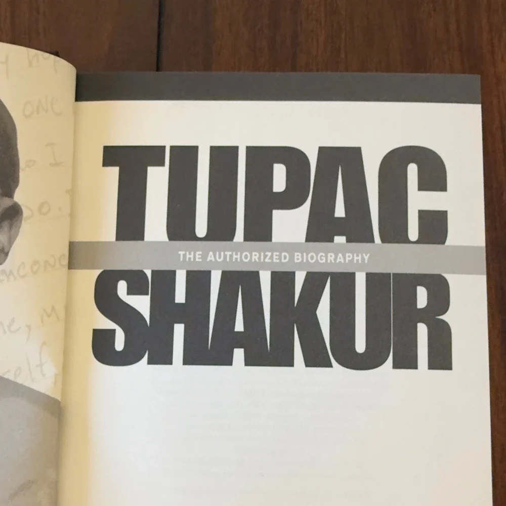 Tupac Shakur:‎ The Authorized Biography Staci Robinson Hardcover Book